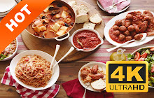 Italian Popular food HD New tab page Theme small promo image