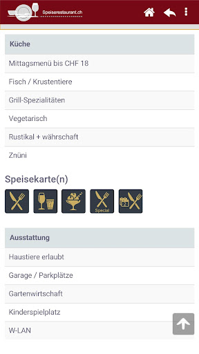 Restaurant Finder App CH