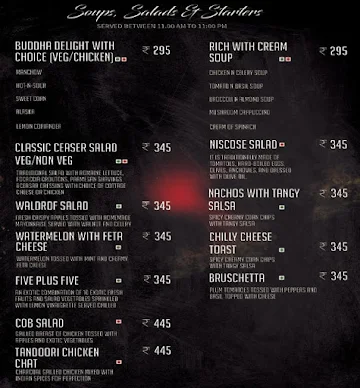 Lobby Cafe - Radha Regent menu 