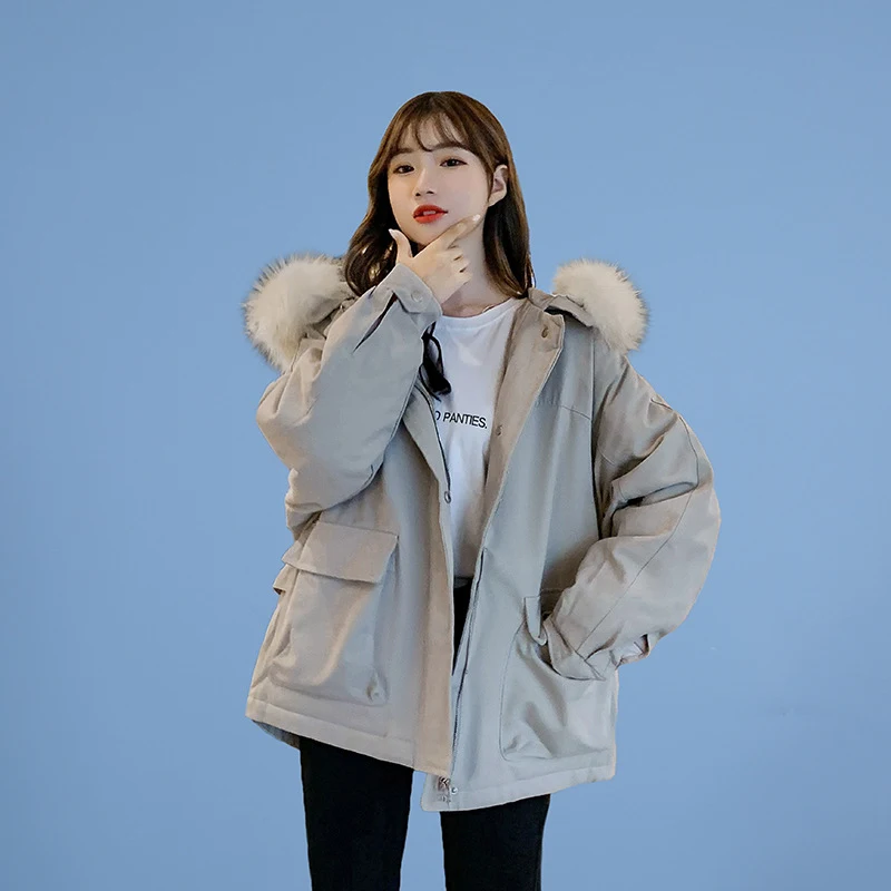 Dames Losse Winterjas Brood Kleding Warme en comfortabele jas voor de winter. Ideaal tegen de kou, biedt warmte en een modieuze look. Geniet van comfort en stijl.