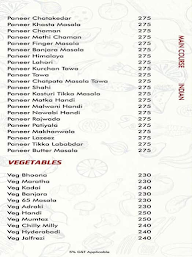 Atithi Veg menu 3