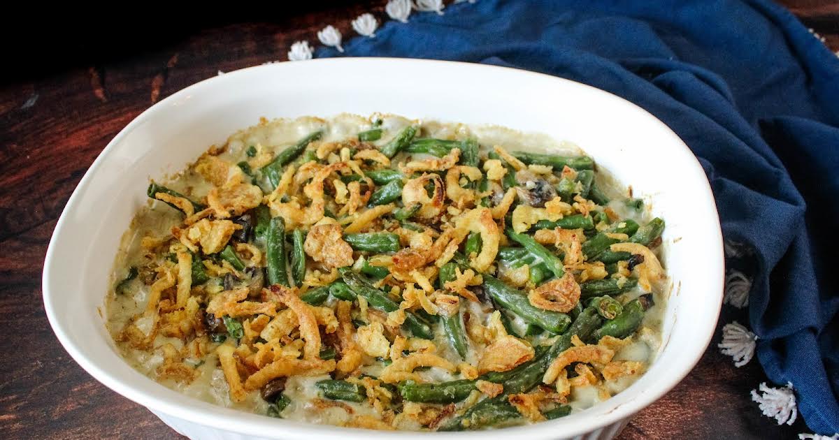 Grown Up Green Bean Casserole | Just A Pinch Recipes