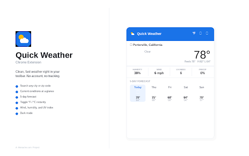 Quick Weather screenshot 1