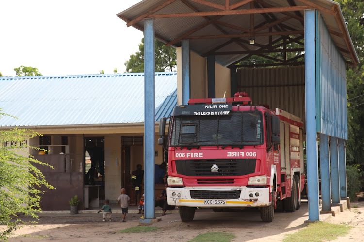 Kilifi town fire station which is located at Ngala estate within the central business district and expected to be relocated soon