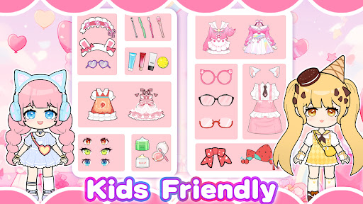 Screenshot Doll Makeup Kids Dress Up Game