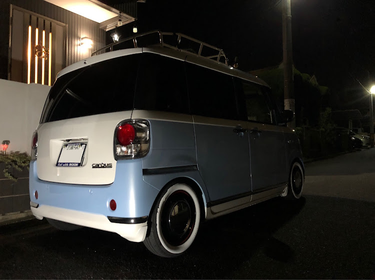 ムーヴキャンバスのキャン太郎・moonコラボ🌝・違法改造チョコ🍫・洗車に関するカスタム事例の投稿画像5枚目