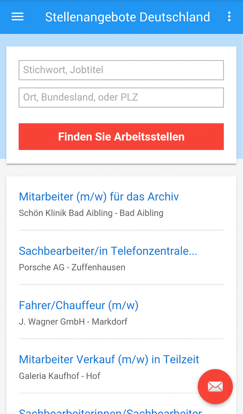Jobs in Germany Screen 3