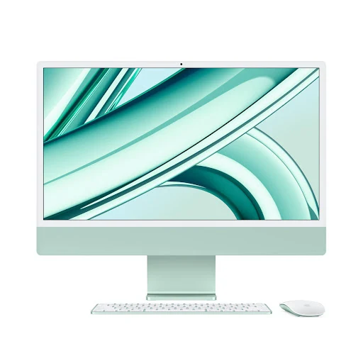 PC APPLE iMac (2023) MQRN3SA/A (24" 4.5K/Apple M3/8GB/256GB SSD/Mac OS/WiFi 802.11ax)