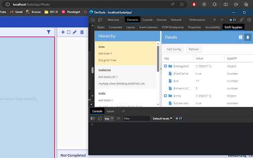 ExtJS Spyglass