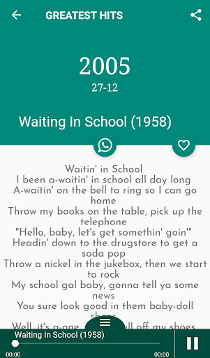 Rick Nelson Songs Lyrics