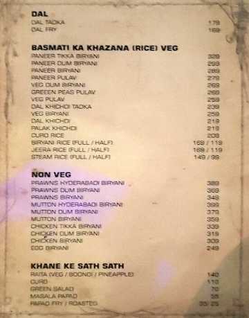 Bharat Restaurant & Bar menu 