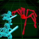 Herunterladen Stickman Neon Warriors: Spiders Battle Installieren Sie Neueste APK Downloader