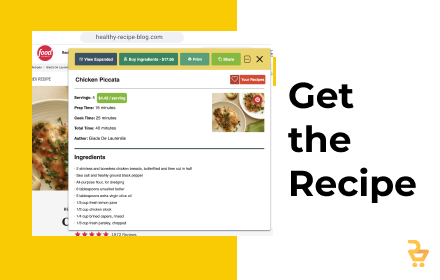 Recipe Cart | Viewer & Grocery Assistant Preview image 0