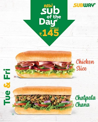 Subway menu 5