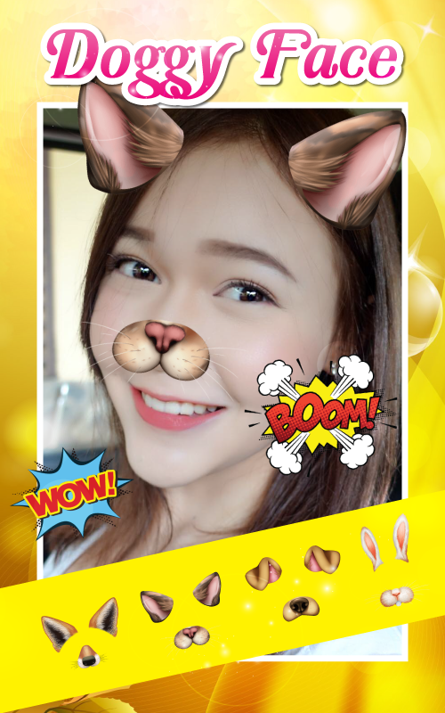 Selfie Doggy Face - Snap Face Screen 2