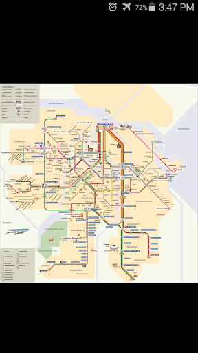 Amsterdam Metro Tram Map