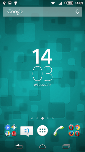 Texture Teal Xperien Theme