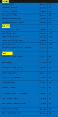 Cake Point menu 4