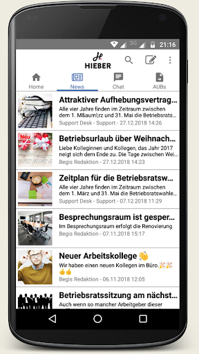 Screenshot Hieber Mitarbeiter