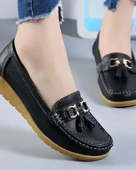 Women Shoes Slip On Loafers For Ballet Flats Women Moccas... - 3