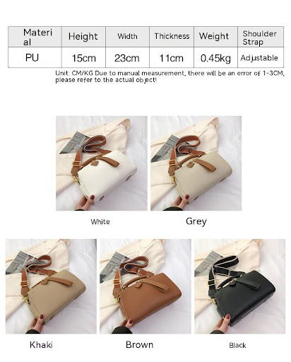 Title 10, Summer All-matching Shoulder Messenger Bag with...