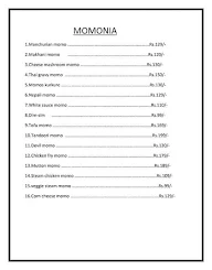 Momonia menu 1