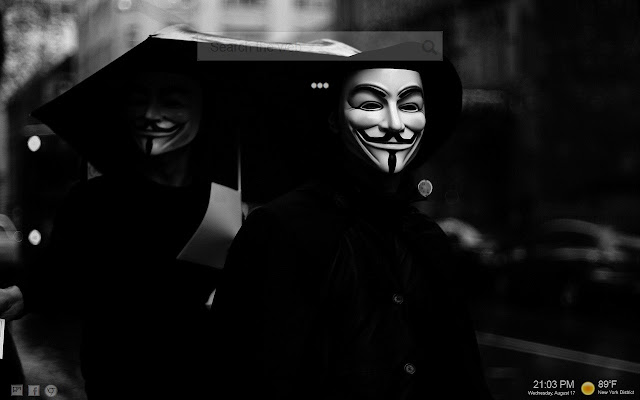 Anonymous Hacker NewTab Themes