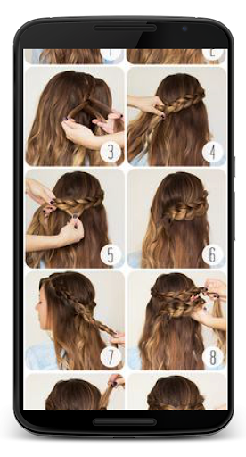 Hairstyles steps