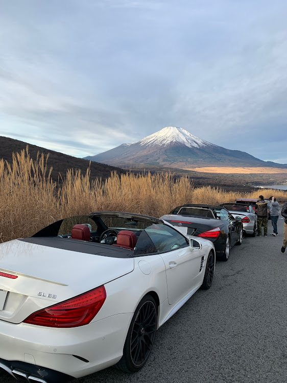 SLの富士ミルクランドミーティング・ドライブ・オフ会・バーベキューオフ・冬の空と愛車に関するカスタム事例の投稿画像2枚目
