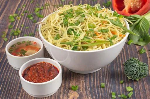 Veg Hakka Noodle + Veg Manchurian Gravy + Honey Chilli Potato