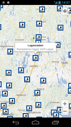 Rastplatser - Gratis