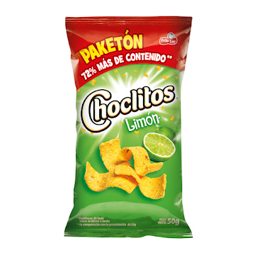 Pasabocas Choclitos Limón Paketon 72% + Contenido x 50 gr  