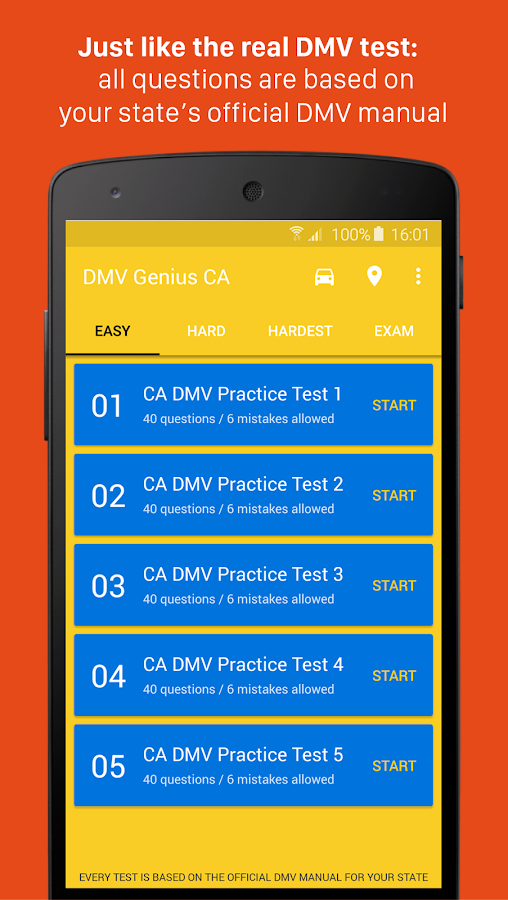 DMV Genie Permit Practice Test Android Apps on Google Play