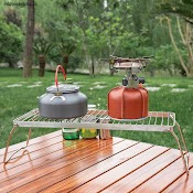 Vỉ Nướng Bbq Gấp Gọn / Kiềng Đun Nấu Inox Dã Ngoại Cắm Trại