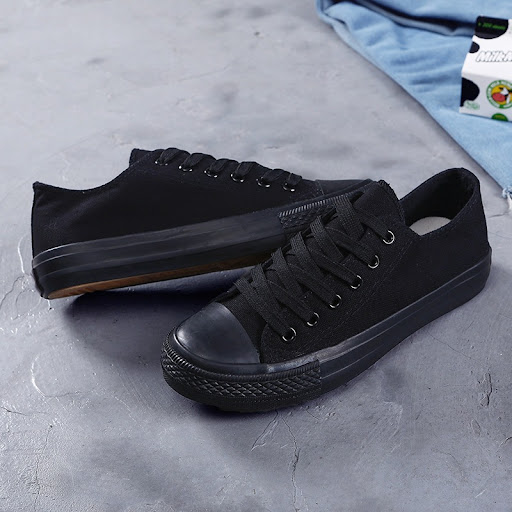 Title 2, All-Match Color Canvas Shoes Flat for Female St...