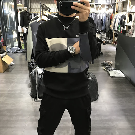 Title 7, Mens new pullover, loose trendy sweater top. C...