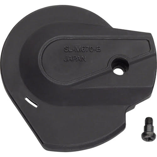 Shimano SLX SL-M670-B-I Right Shift Lever Cover and Fixing Screw