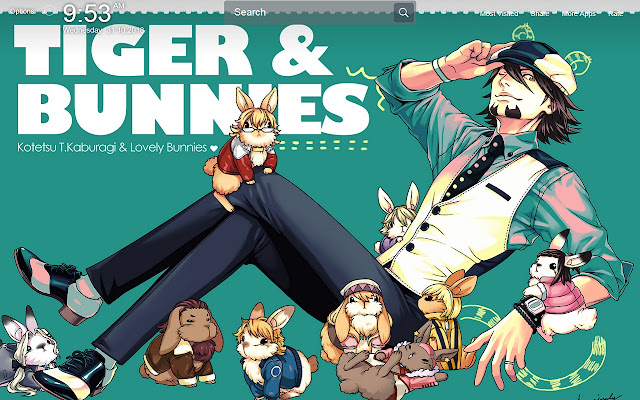 Tiger & Bunny Wallpapers Theme New Tab