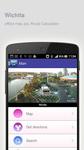 Wichita Map offline