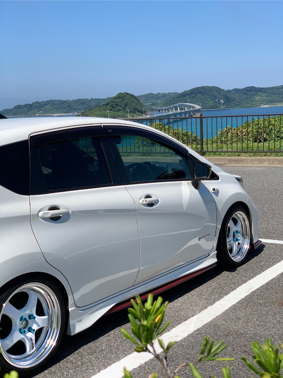 ノートの墓参りドライブ・角島大橋に関するカスタム事例の投稿画像1枚目