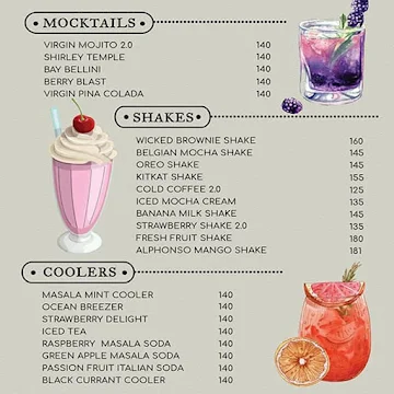 Cafe Lite Food Plaza menu 