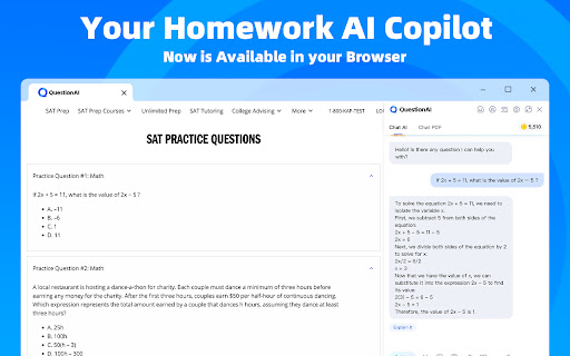 QuestionAI Homework GPT4 Powered AI Assistant