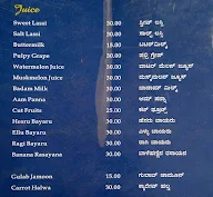 Sri Lakshmi Vaibhava menu 1