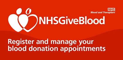 NHS Give Blood Screenshot