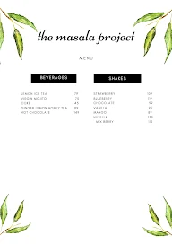 The Masala Project menu 3