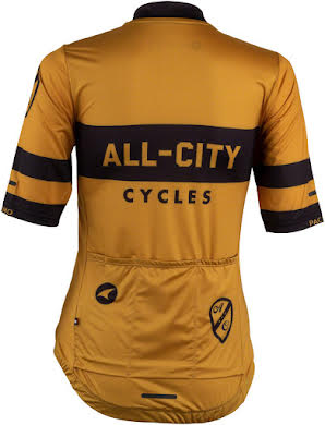 All-City Classic Logowear Women's Jersey - Mustard Brown Black alternate image 0