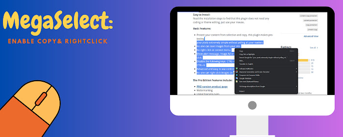 MegaSelect: Enable Copy Rightclick marquee promo image
