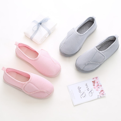 Title 6, Postpartum Velcro Shoes with Thick Non-slip Sol...