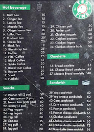 Aanas Tea Stall menu 2