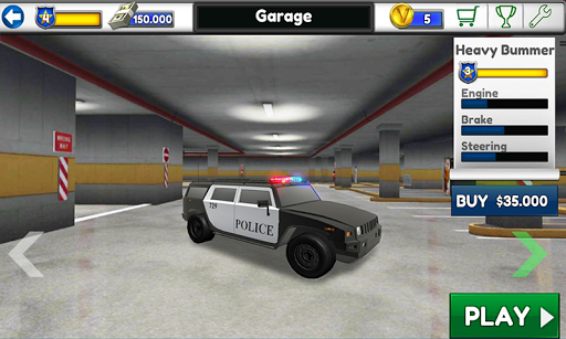 Police Parking 3D Extended 2